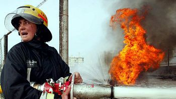 Pożar w terminalu naftowym