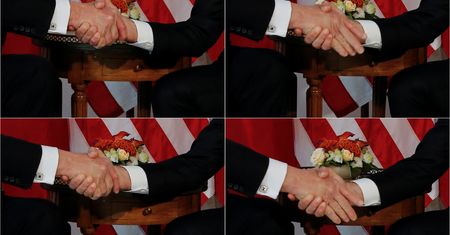 Macron o uścisku dłoni z Trumpem: "To był moment prawdy"