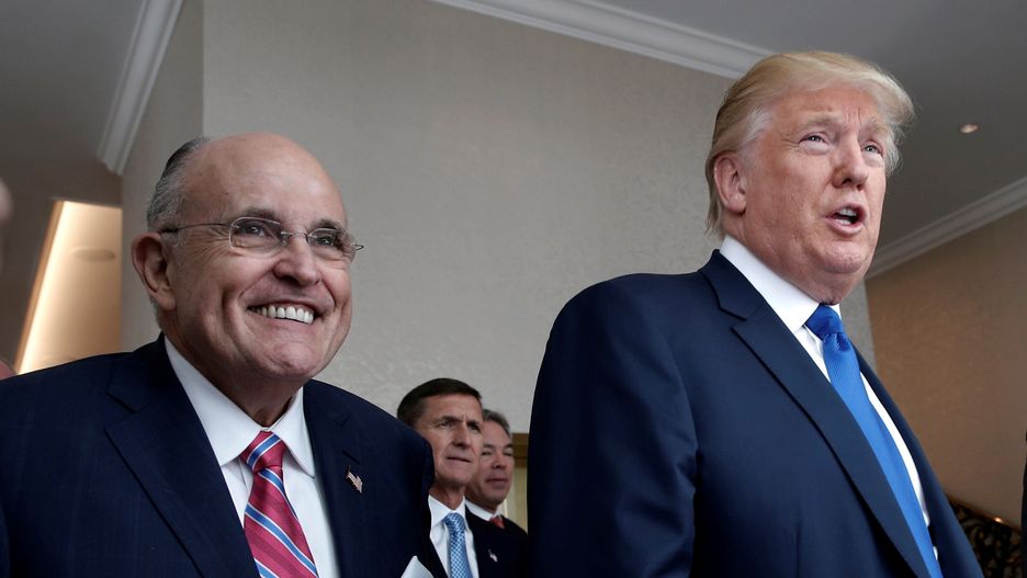 Rudy Giuliani i Donald Trump
