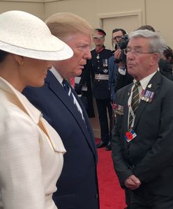 Melania Trump podrywana przez 93-latka. Na oczach Donalda Trumpa