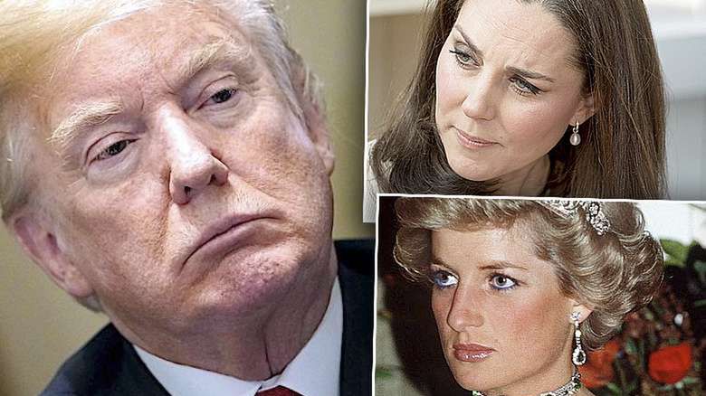 Donald Trump obraził księżną Kate i księżną Dianę