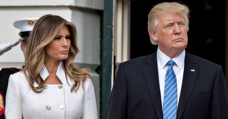 Czy te miny świadczą o kryzysie w małżeństwie Trumpów?