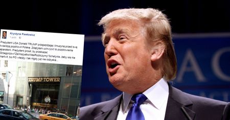 Pawłowicz przed Trump Tower. "Zdążyłam uchwycić to pozdrowienie aparatem"