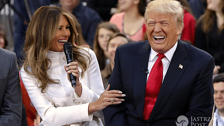 Melania Trump i jej mąż Donald Trump