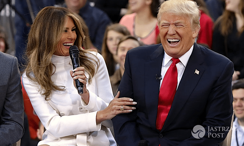 Melania Trump i jej mąż Donald Trump