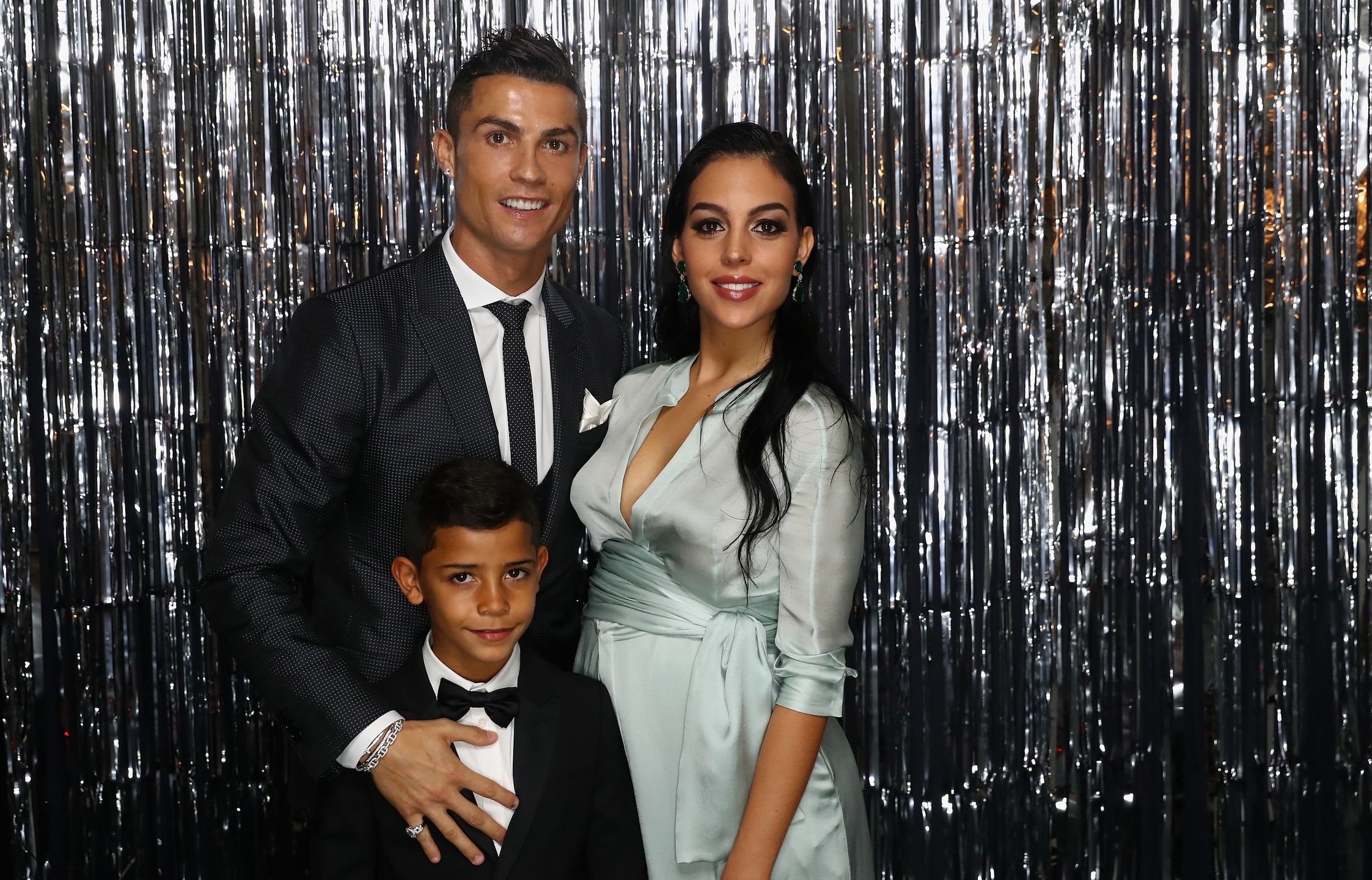 is pictured inside the photo booth prior to The Best FIFA Football Awards at The London Palladium on October 23, 2017 in London, England. 