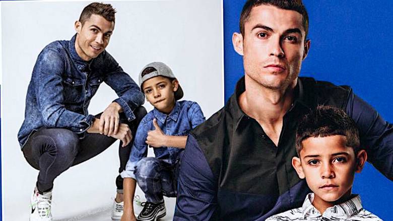 Cristiano Ronaldo z synem