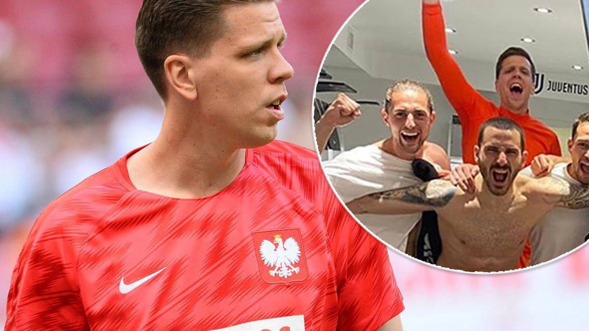 Wojciech Szczęsny z półnagim Cristiano Ronaldo w szatni. Portugalczyk rozpala wyobraźnię swoimi mięśniami