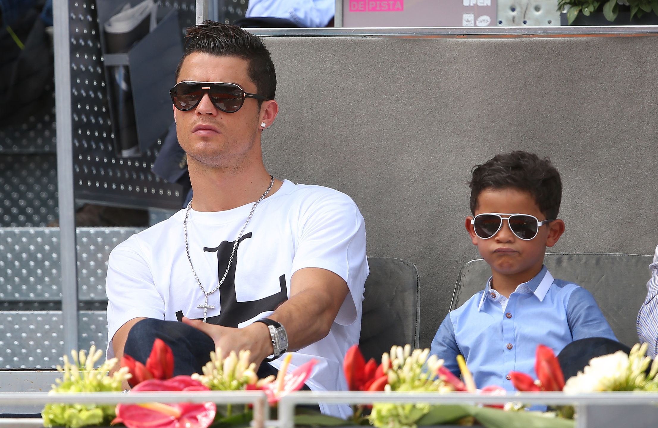 during day six of the Mutua Madrid Open tennis tournament at the Caja Magica on May 8, 2014 in Madrid, Spain.