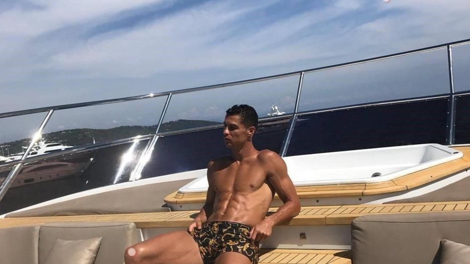 Cristiano Ronaldo na wakacjach