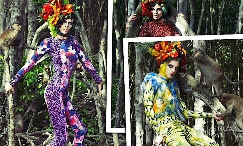 Top Model 5 sesja z małpami w Wietnamie