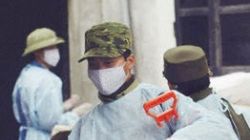 Dezynfekcja worków po spalonych kurczakach