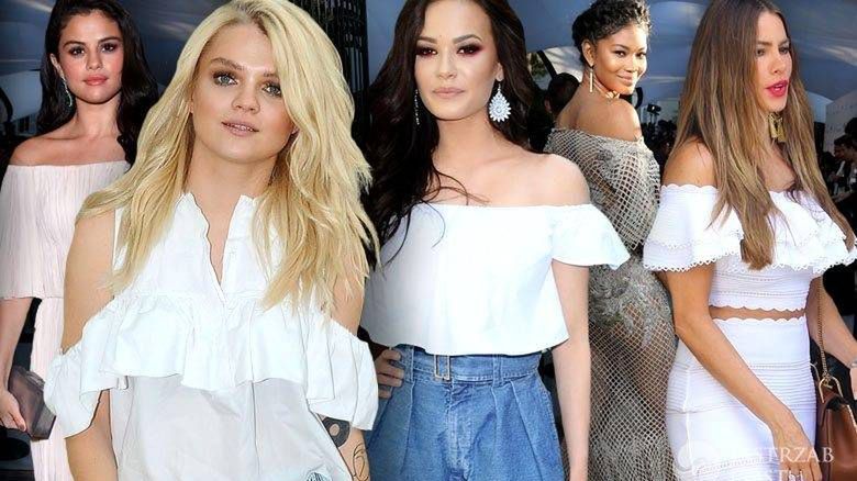 gwiazdy w kreacjach z odkrytymi ramionami