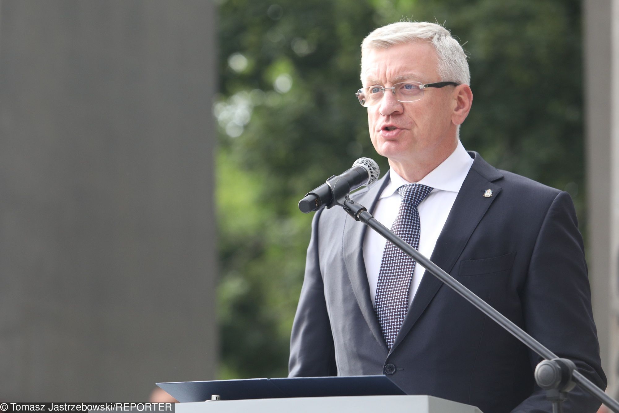 Prezydent Poznania Jacek Jaśkowiak podczas obchodów rocznicy Poznańskiego Czerwca '56