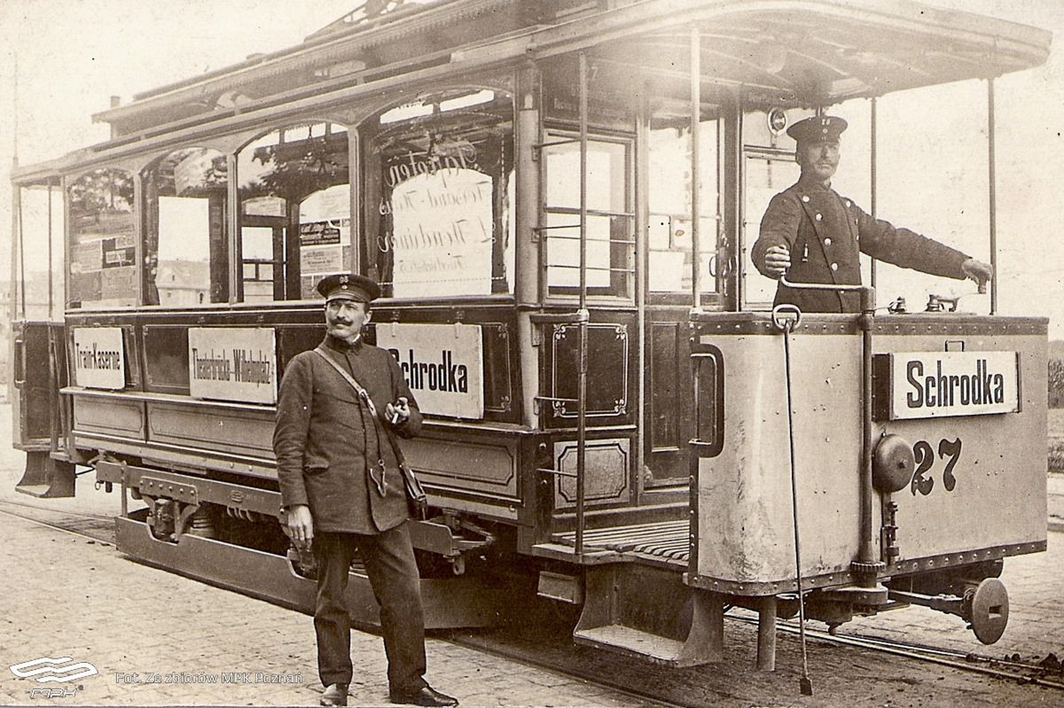 Media ostrzegały mieszkańców o ich prędkości: 126 lat temu na ulice Poznania wyjechały pierwsze tramwaje elektryczne