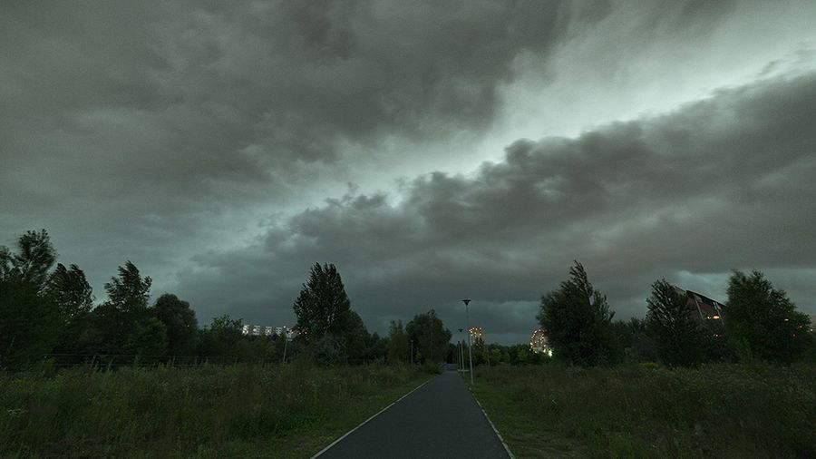 Chmura szelfowa nad Poznaniem 12 sierpnia