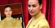 Hit czy kit? Irina Shayk cała na żółto na salonach. Tylko torebka wyróżniała się w jej stylizacji