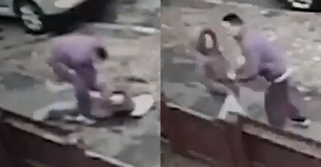 Bandzior rzucił się na 12-latkę. Policja pokazała nagranie