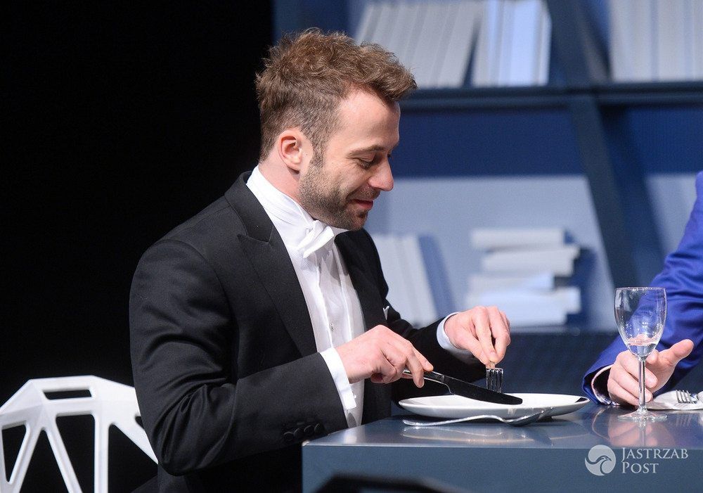 Próba spektaklu "Imię" w Teatrze Imka, Marcin Hycnar