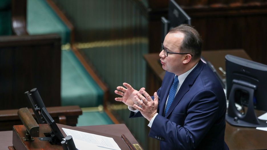 Adam Bodnar przemawia w Sejmie, grudzień 2017 r.