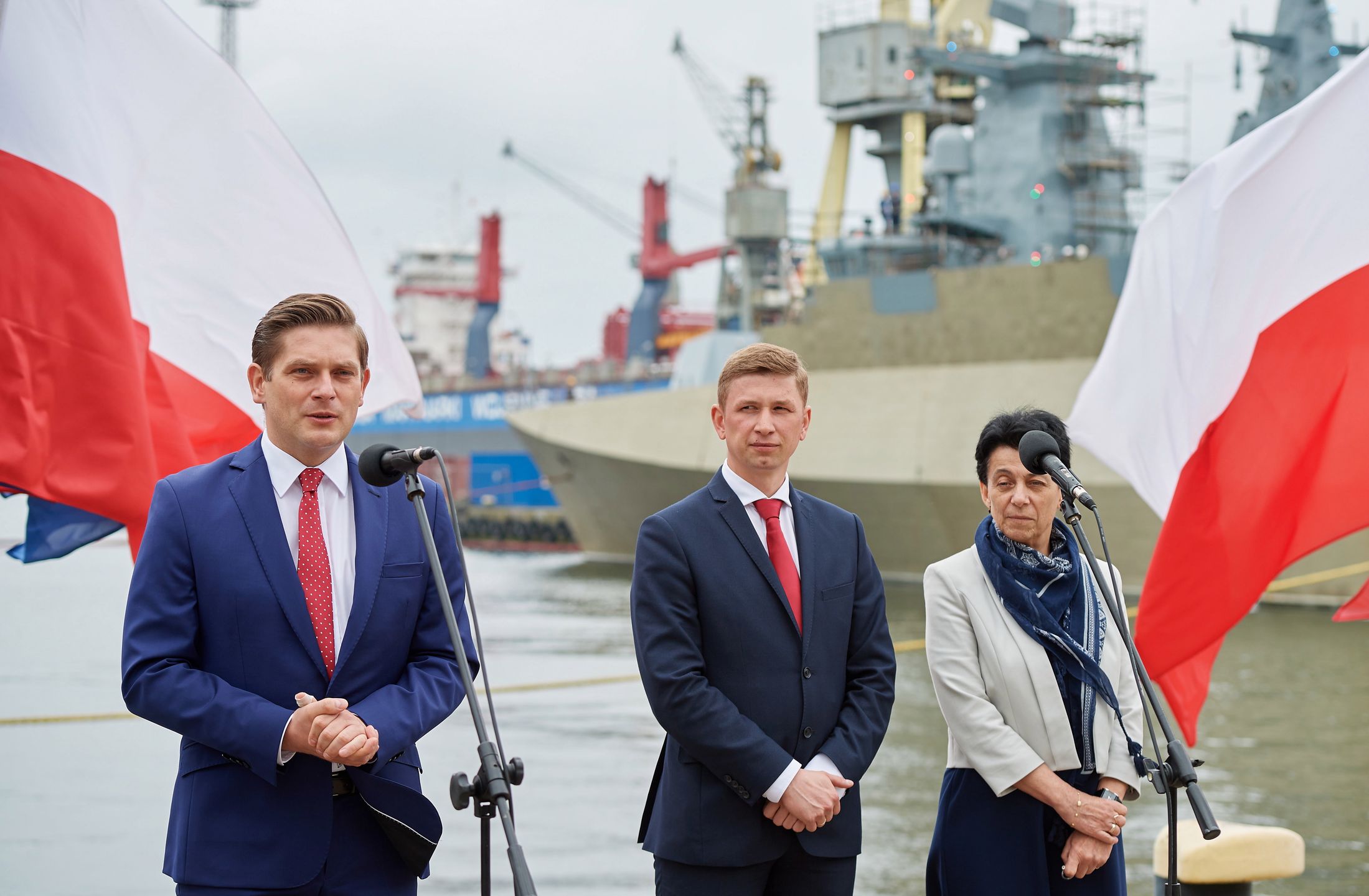 Bartosz Kownacki ogłasza plan uratowania Stoczni Marynarki Wojennej za 224 mln złotych.
