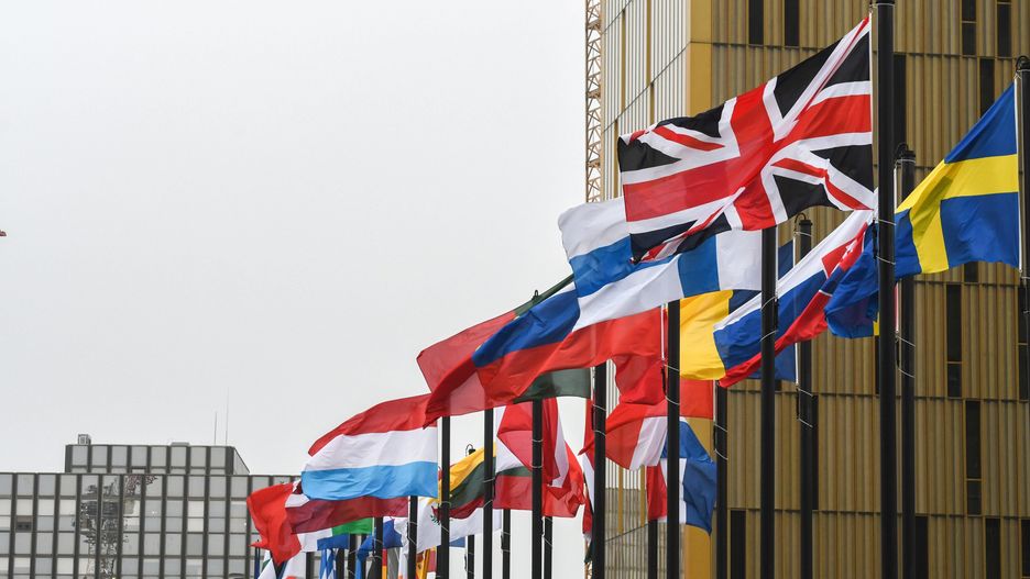 Luksemburg. Siedziba Trybunału Sprawiedliwości Unii Europejskiej [zdj. archiwalne]