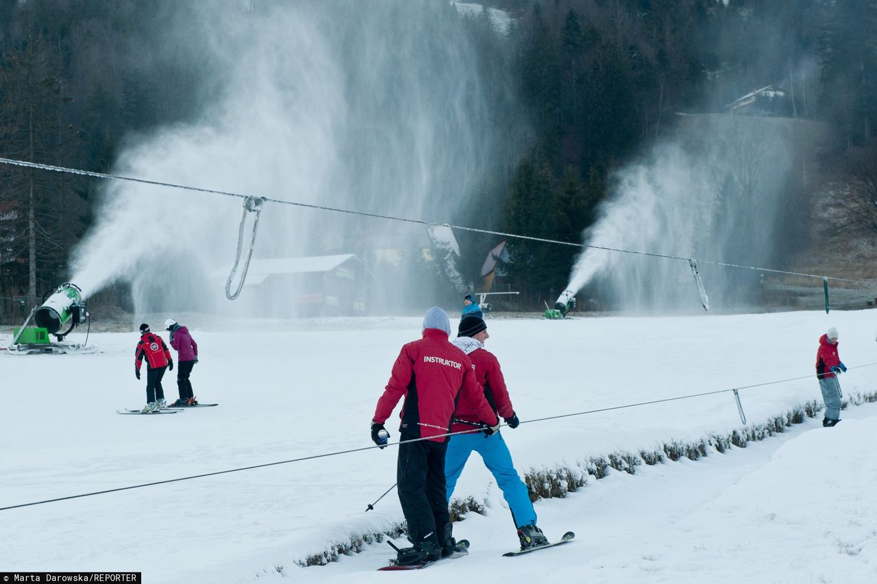 Narty w Polsce. Nikt już nie liczy na opady śniegu. Zarabiają tylko ci, których stać na naśnieżanie