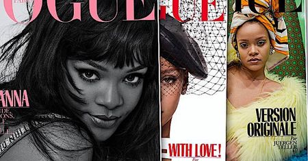 Rihanna z impetem wchodzi w 2018 rok! Pojawi się aż na kilku okładkach "Vogue'a"!