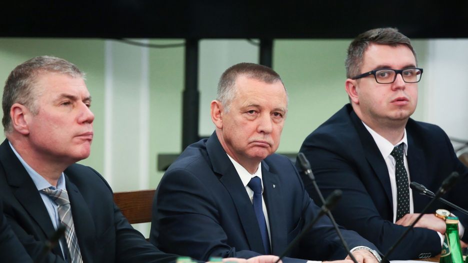 Prezes Najwyższej Izby Kontroli Marian Banaś podczas posiedzenia Sejmowej Komisji ds. Kontroli Państwowej