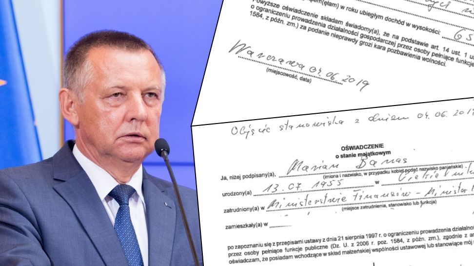 Marian Banaś wciąż musi wyjaśnić kwestie swoich oświadczeń majątkowych. Bada je CBA