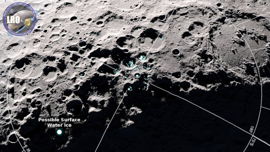 NASA odkryła wodę na Księżycu. Jej cząsteczki są ciągle w ruchu