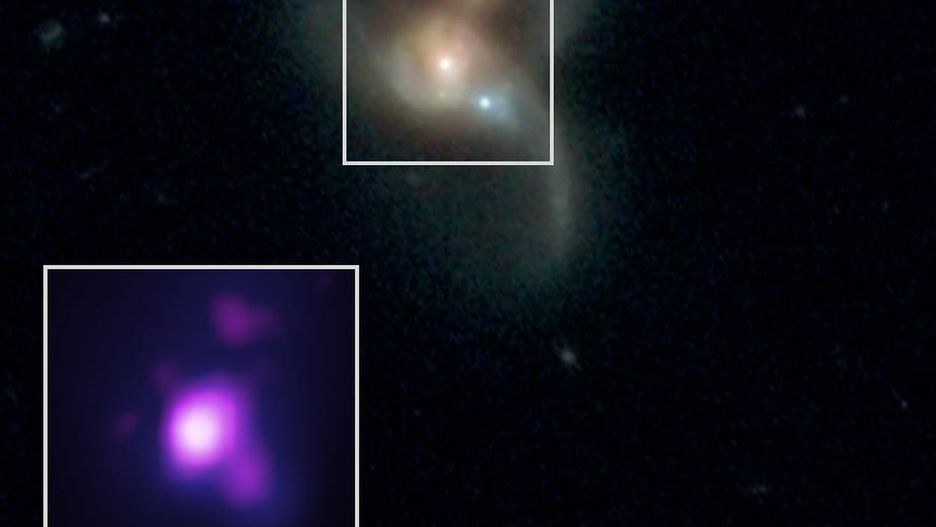 NASA zaobserwowała system trzech czarnych dziur, które wkrótce się zderzą