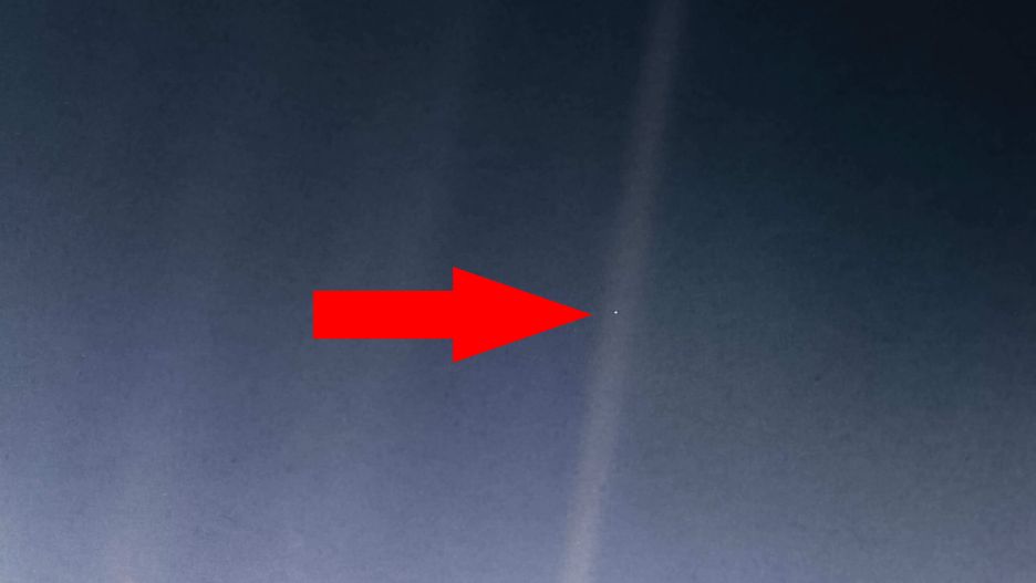 Ziemia na legendarnym zdjęciu "Pale Blue Dot"
