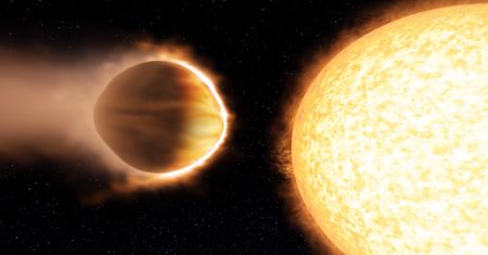 NASA: oto planeta w kształcie jajka. WASP-121b ciągnie za sobą "żelazny warkocz"