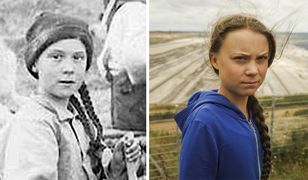Greta Thunberg na zdjęciu sprzed 120 lat. Jest podróżniczką w czasie?