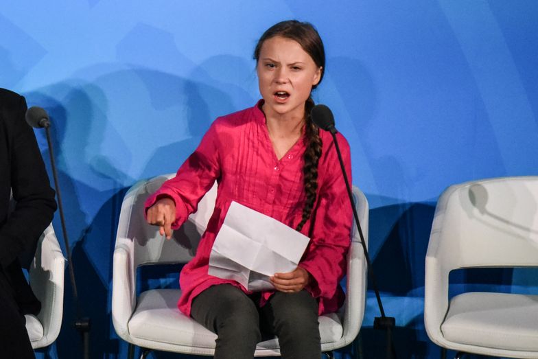 Greta Thunberg zasłynęła z organizacji jednoosobowego strajku klimatycznego w zeszłym roku.