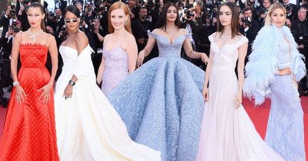 Premiera filmu Okja na Festiwalu w Cannes 2017: Rihanna, Bella Hadid, Juliette Binoche, Lily Collins, Aishwarya Rai Bachchan