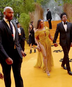 "Król Lew": Beyonce na żółtym dywanie. Wyglądała zjawiskowo