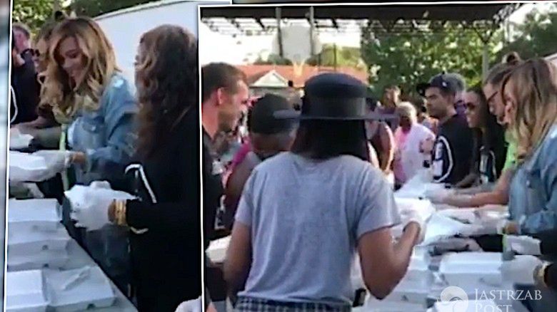 Beyonce nakłada obiad