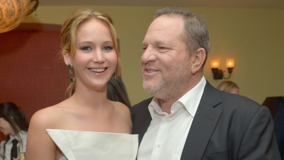 Jennifer Lawrence i Harvey Weinstein w 2013 r.