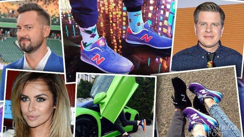 gwiazdy w butach new balance