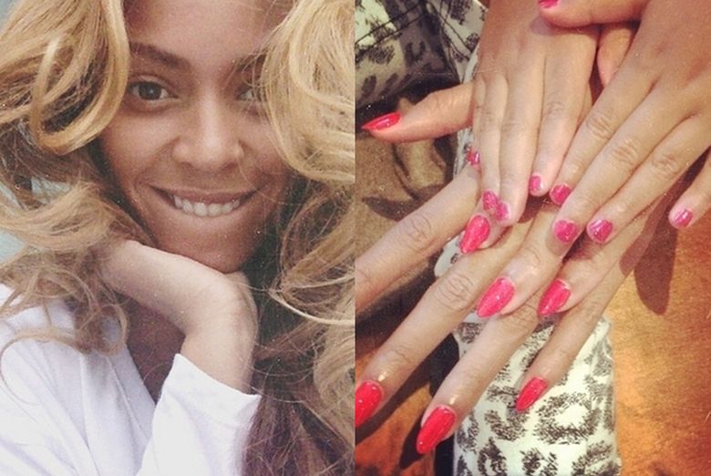 Beyonce zabiera córkę na manicure!