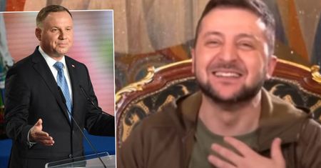Jedno pytanie o Andrzeja Dudę, a Wołodymyr Zełenski wybuchnął śmiechem. Takiej odpowiedzi prezydenta Ukrainy nikt się nie spodziewał
