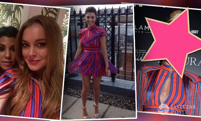 Pojedynek na stylizacje: trzy gwiazdy, jedna sukienka. Za granicą noszą ją Lindsay Lohan i Kourtney Kardashian, a w Polsce...