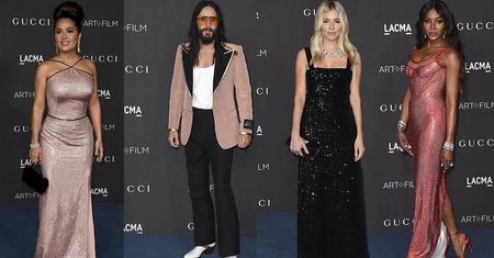 Gwiazdy na gali LACMA Art+ Film: Naomi Campbell, Jared Leto, Salma Hayek