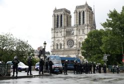 Strzały i panika przed katedrą Notre Dame. Policjant postrzelił napastnika