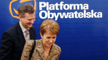 Posłowie PO Aleksander Grad i Iwona Śledzińska-Katarasińska