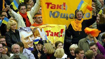 Grupa ukrainskich pielgrzymów na audiencji