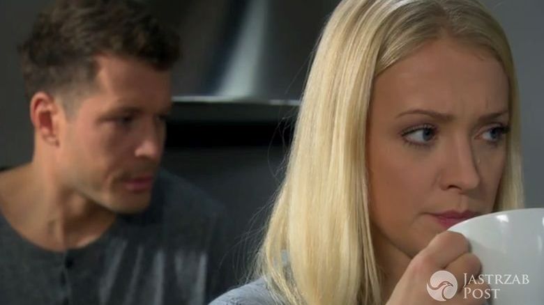 M jak miłość odcinek 1203, Tomek (Andrzej Młynarczyk), Asia (Barbara Kurdej-Szatan)