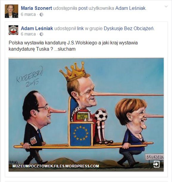Maria Szonert na Facebooku 